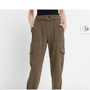 Express Women's Khaki Cargo Trousers
